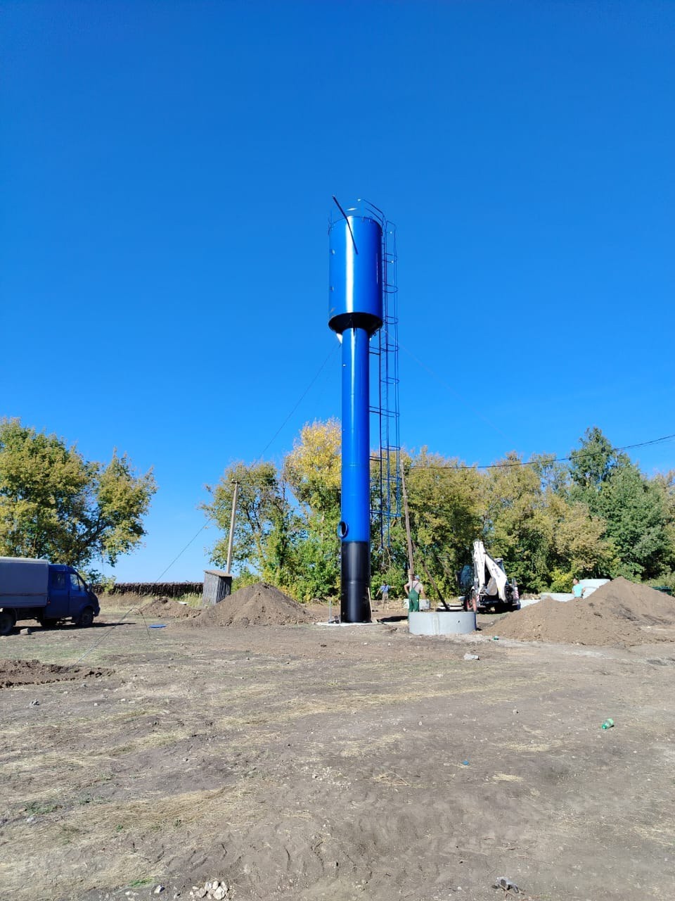 Новая скважина обеспечит жителей деревни Никитской питьевой водой.