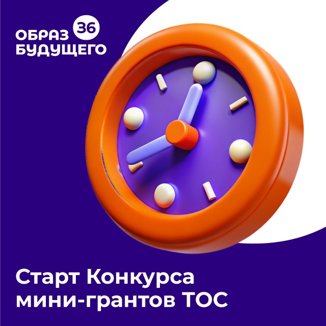 Объявляем первый конкурс мини-грантов ТОС АНО «Образ Будущего»..